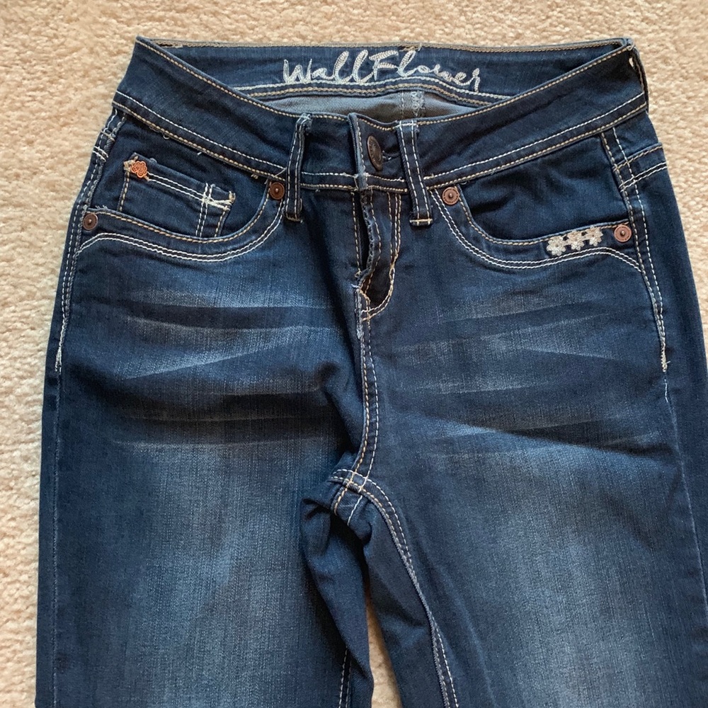 Straight leg jeans